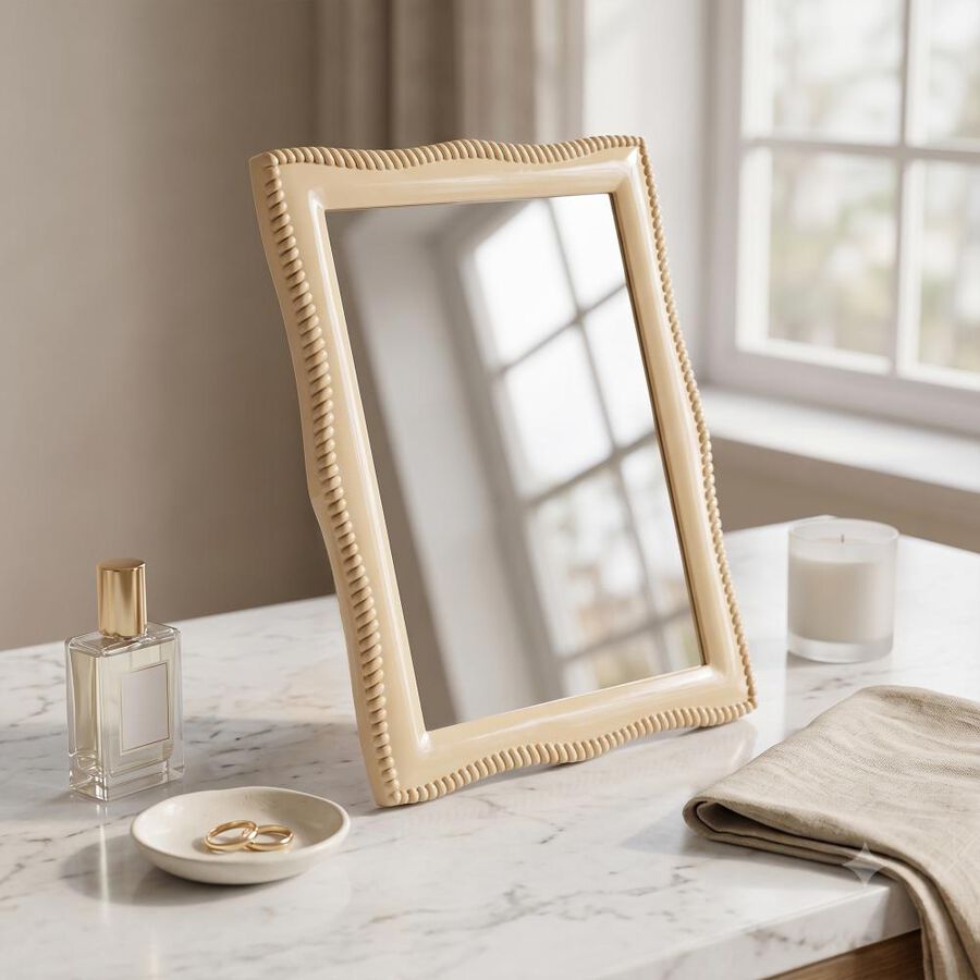 Beige Mirror, , large