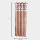 7ft. Brown Polyester Curtain, , small image number null