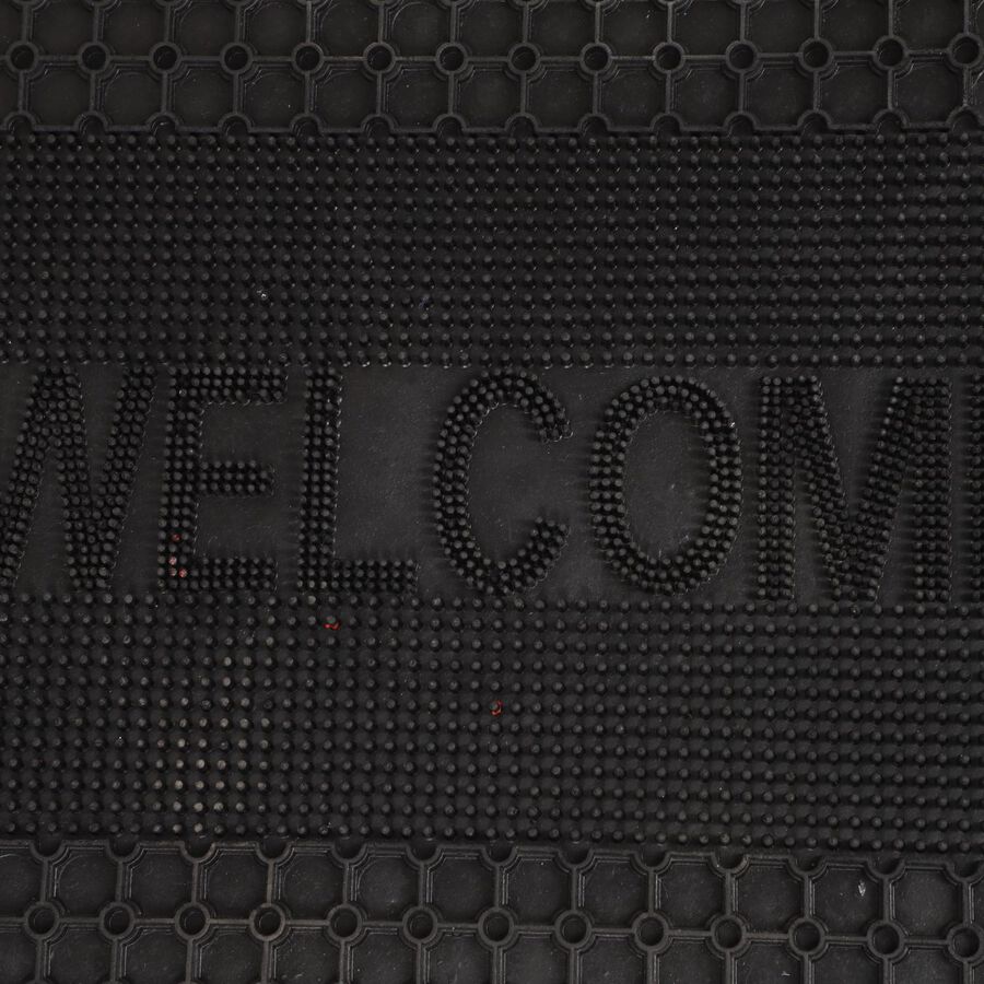 Anti-Skid Black Rubber Door Mat, , large image number null