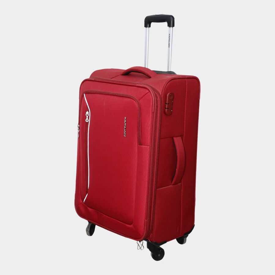 4-Wheel Polyester Soft Case Trolley, Medium, , large image number null