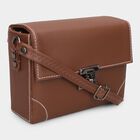 Women Brown Polyurethane Handbag, , small image number null