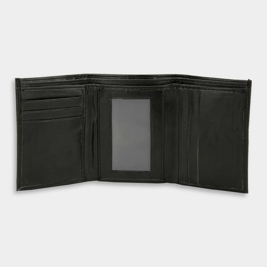 Men PU Black Wallet, , large image number null
