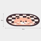 Anti-Skid Brown Polyester Bath Mat, , small