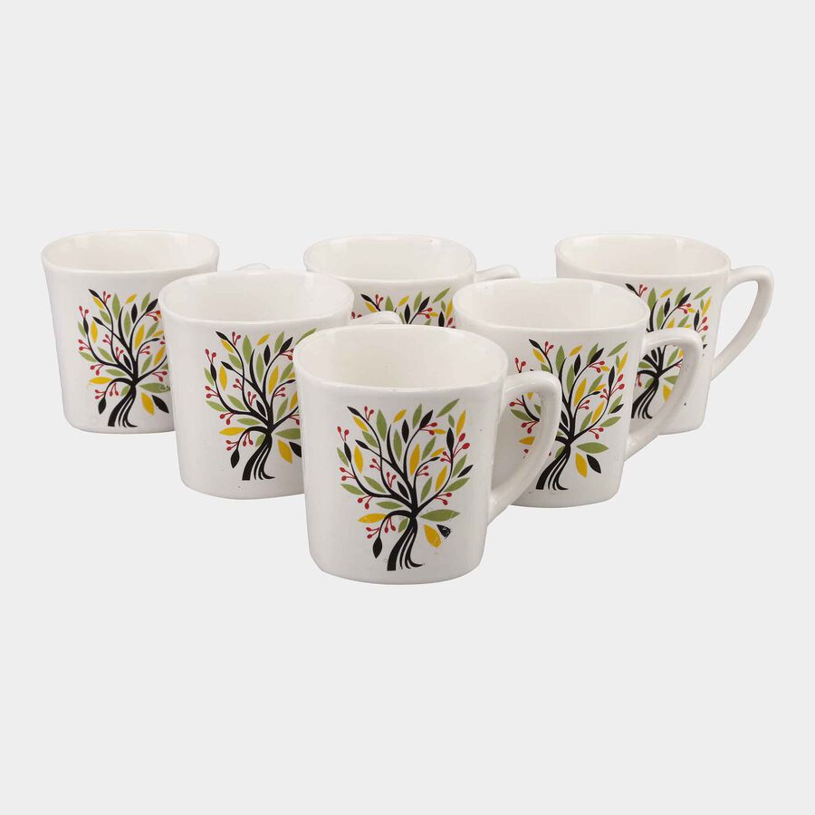 120 ml Stoneware Cup, Set of 6, , large image number null