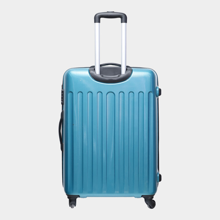 4-Wheel Teal PVC Matee Hard Case Trolley, Small, , large image number null