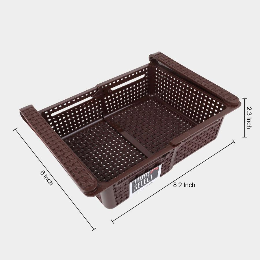 Brown Plastic Basket, , large image number null