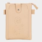 Women's Blue Polyurethane Sling Bag, , small image number null