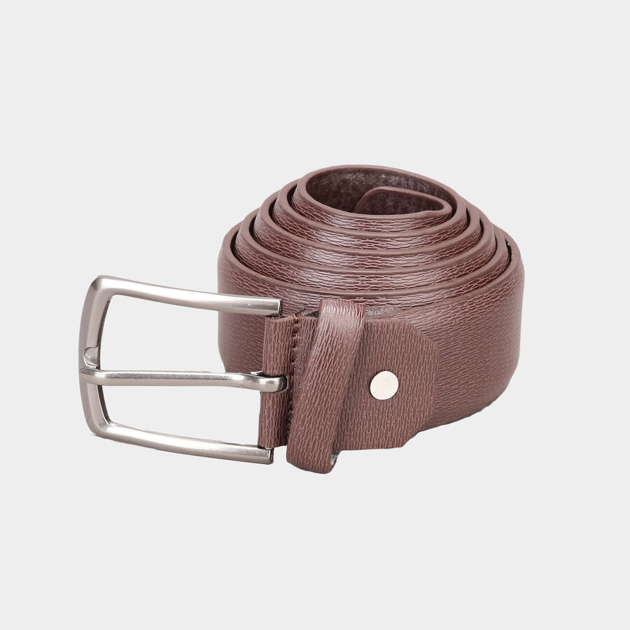 Men's Polyurethane Casual Belt, Size 36, Textured, , large image number null