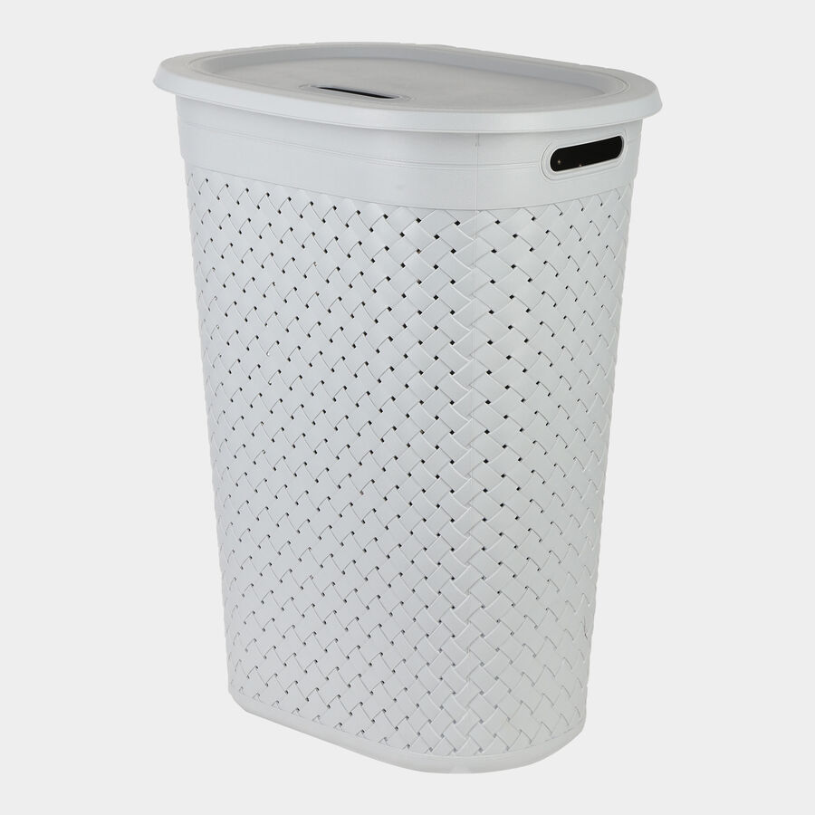 54 L Plastic Laundry Basket, , large image number null