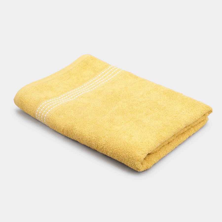 380 GSM Yellow Cotton Bath Towel, , large image number null