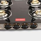 4 Burner Glass Top Gas Stove, , small image number null