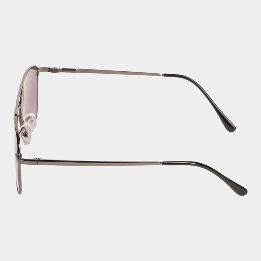 Women's Metal Gradient Rectangle Sunglasses, , large image number null