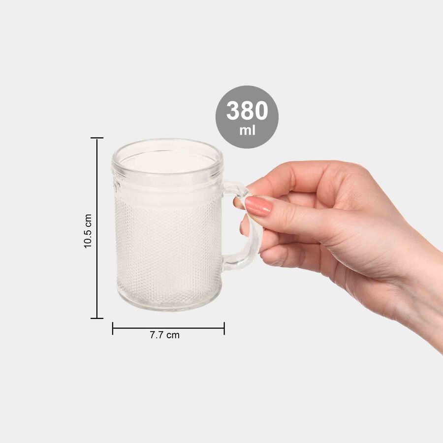Glass Beer Mug, 380 ml, , large image number null