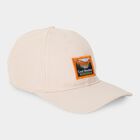 Men's Beige Fabric Caps, , small