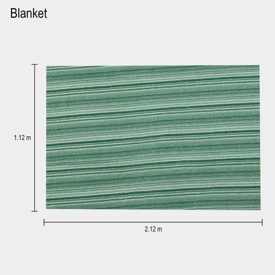 Green Polyester Blanket, , large