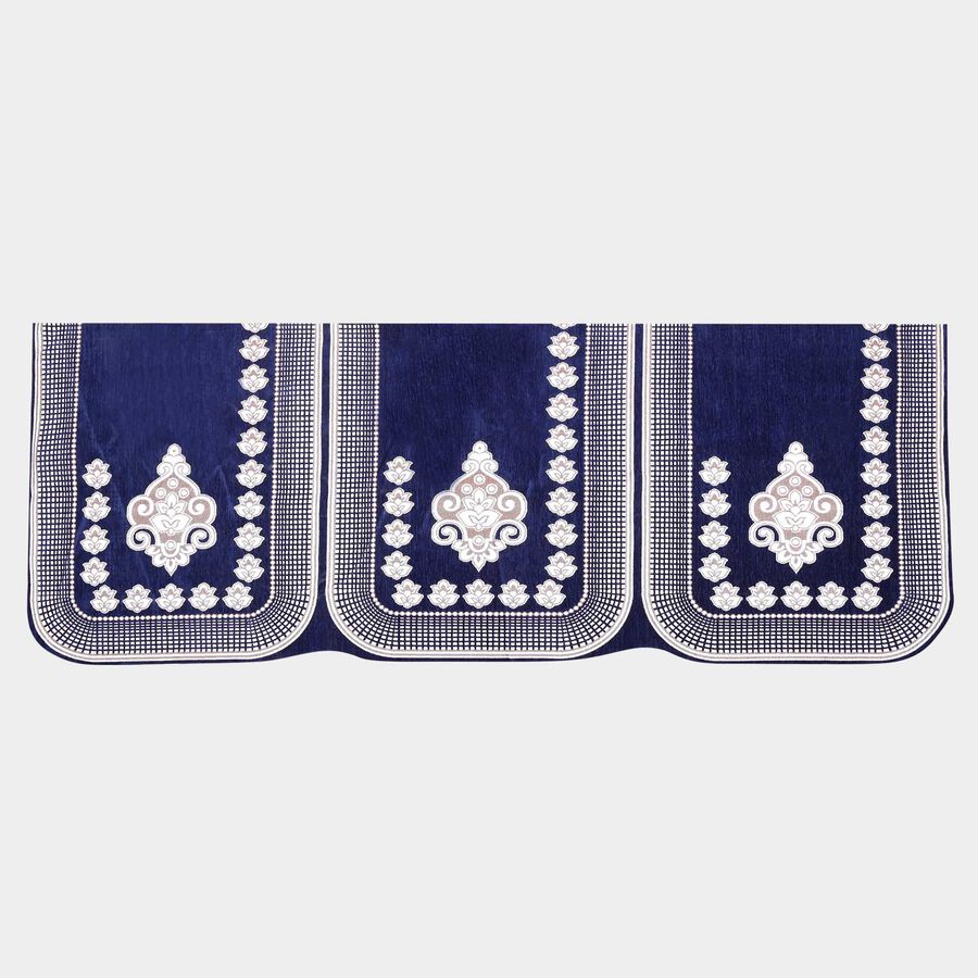 Blue Polyester Sofa Cover Set of 10, , large image number null