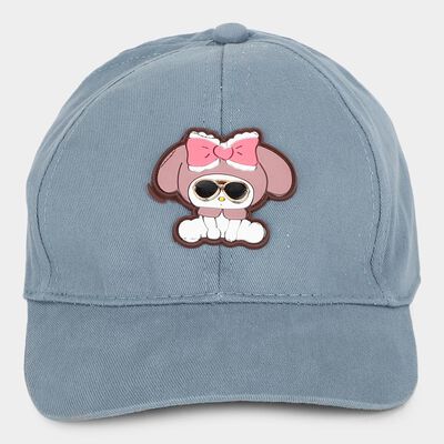 Kid's Light Grey Fabric Cap 