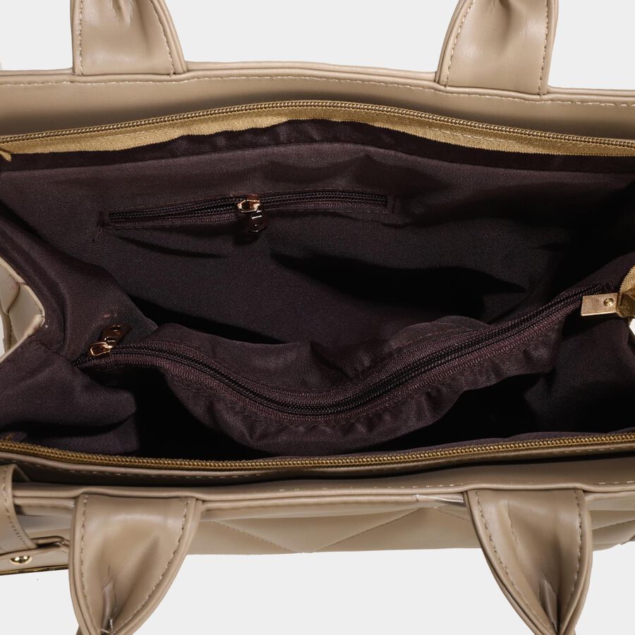 महिलाओं के 2 कम्पार्टमेंट पॉलीयूरेथेन टोट बैग, , large image number null