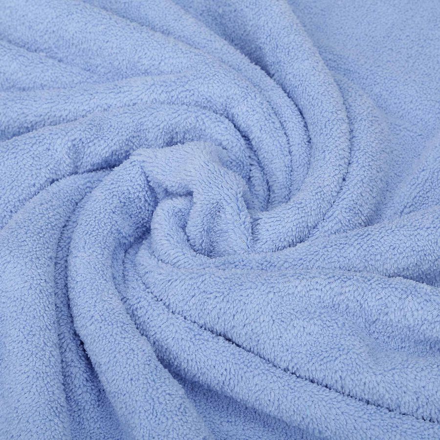 270 GSM Blue Microfiber Bath Towel, , large image number null
