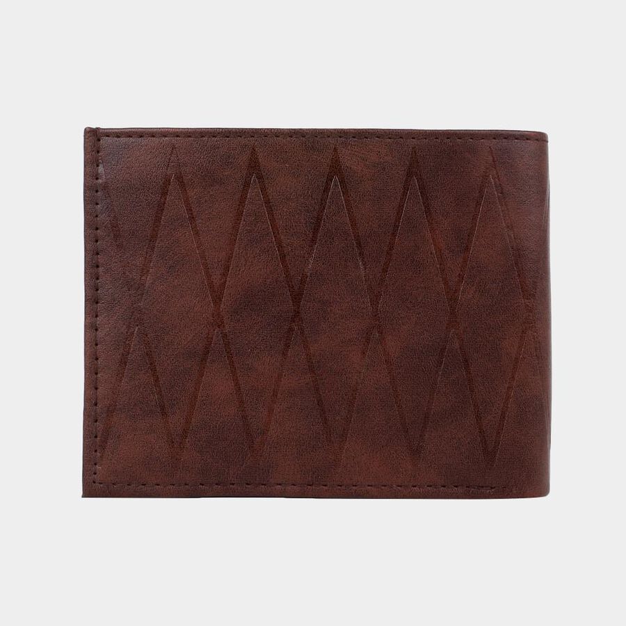 Men's Brown Polyurethane Wallet, , large image number null