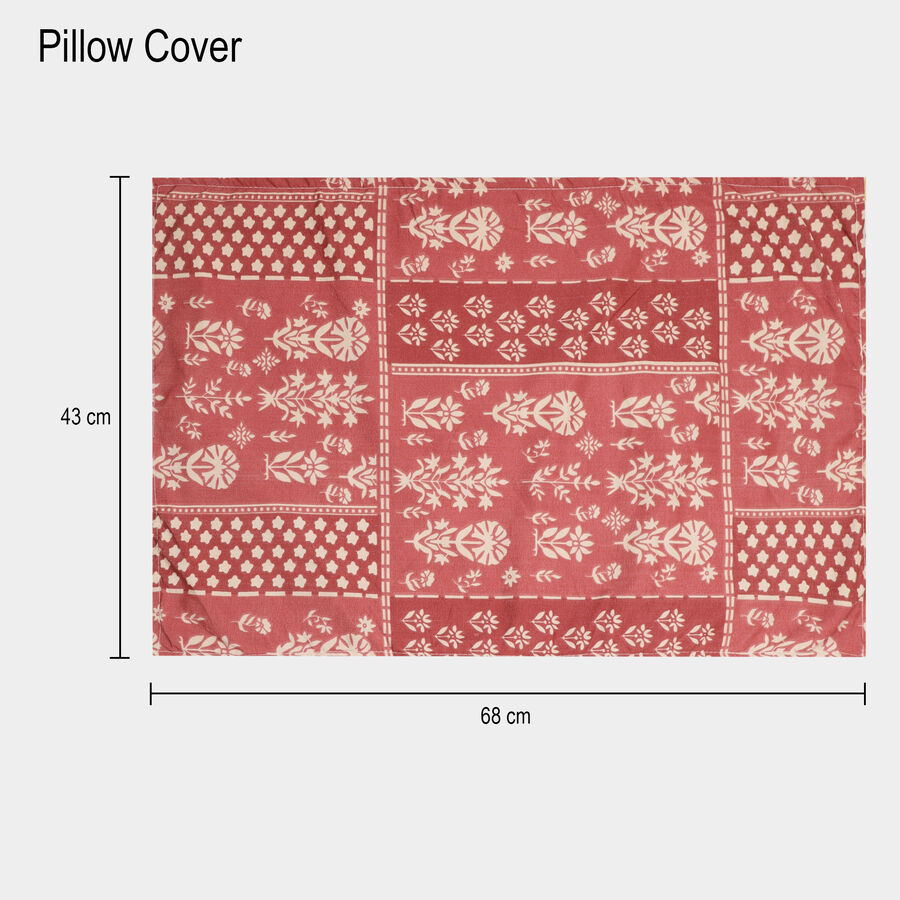 120 GSM Red Polyester Double Bedsheet, , large image number null