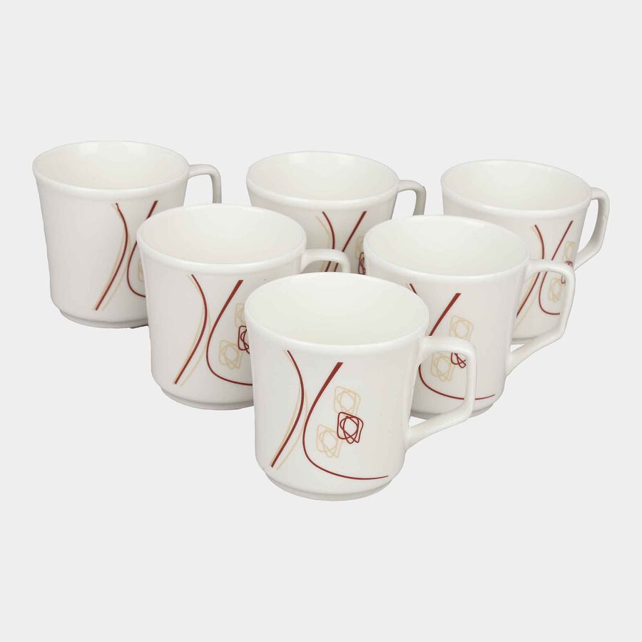 160 ml Bone China Mug Set of 6, , large image number null