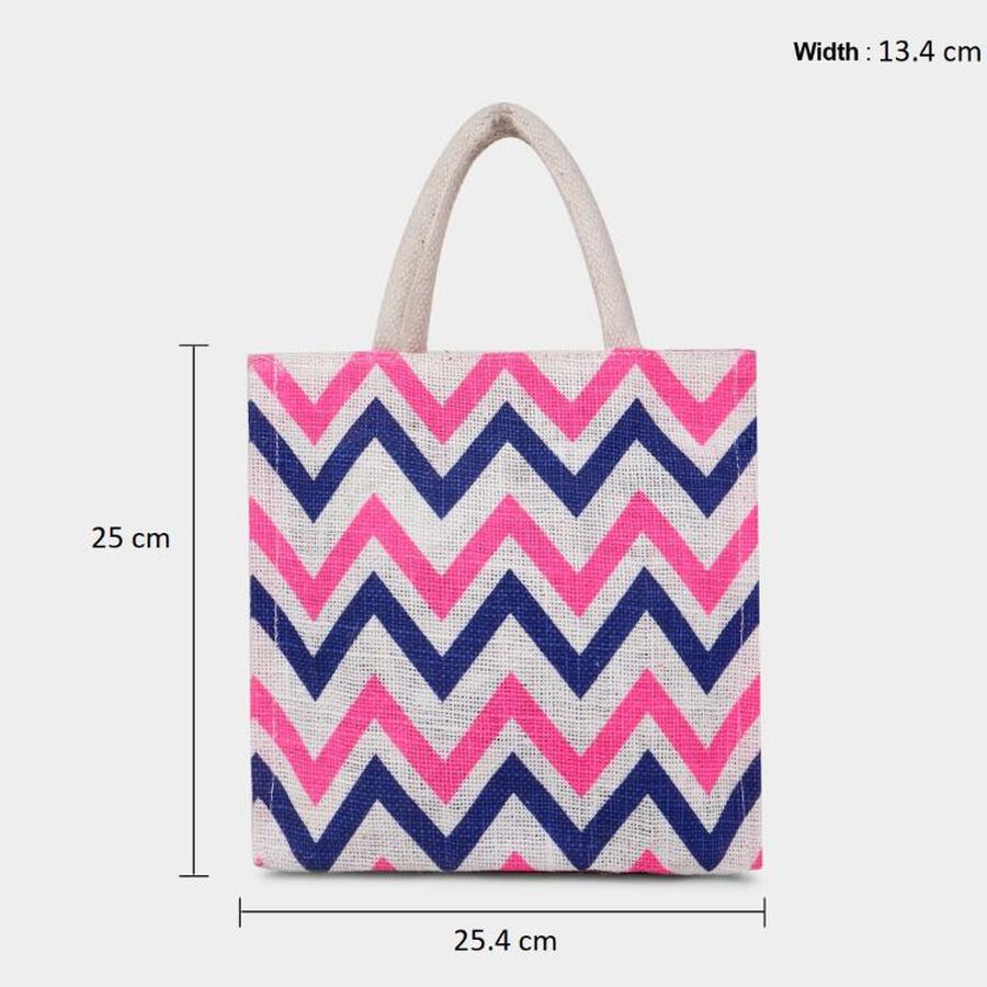 White Jute Lunch Bag, , large image number null