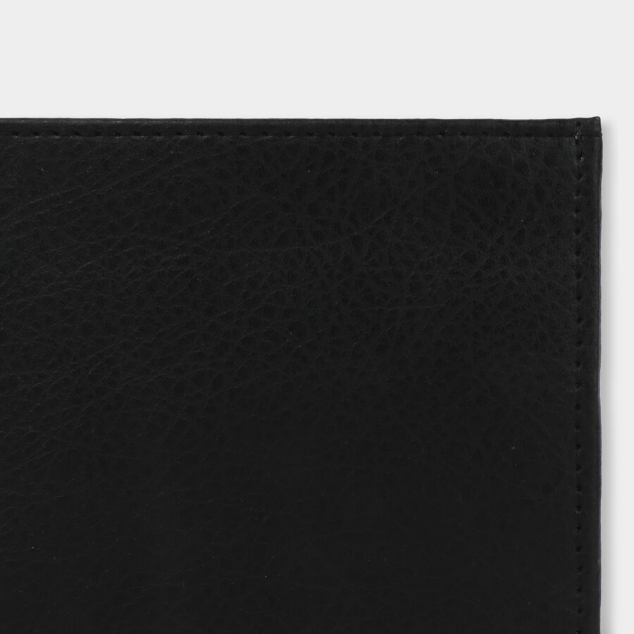 Men PU Black Wallet, , large image number null