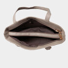Women's Polyurethane Tote Bag, Embellished, Medium Size, , small image number null