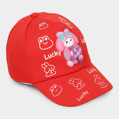 Kid's Red Fabric Cap