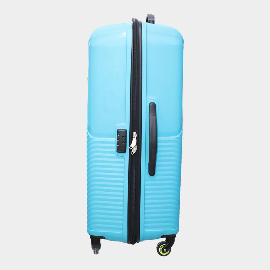 4-Wheel Cyan PVC Matee Hard Case Trolley, Large, , large image number null