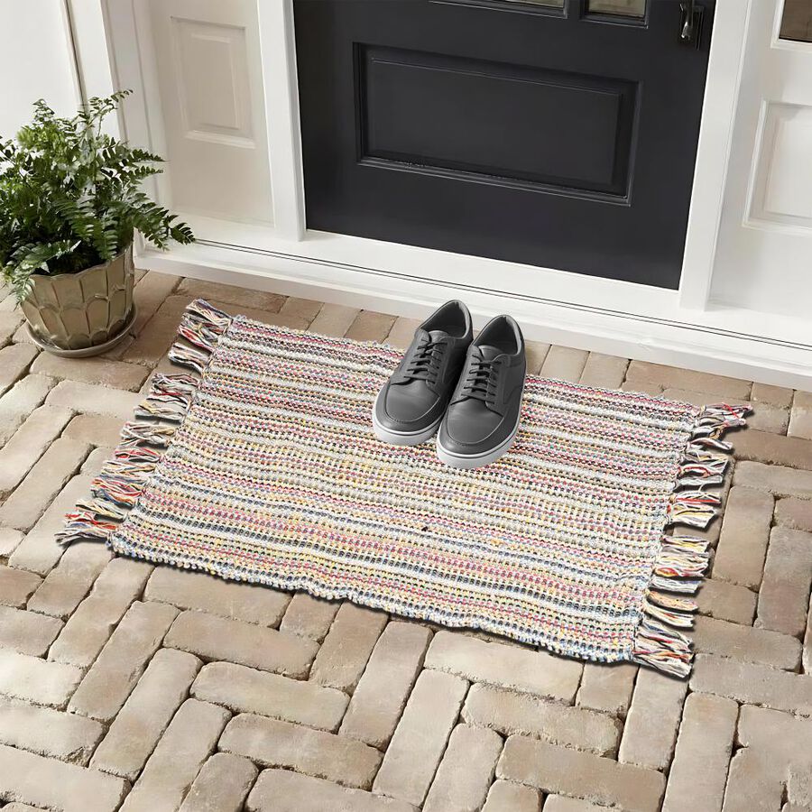 Multicolor Polyester Door Mat, , large image number null