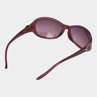Women's Plastic Gradient Oval Sunglasses, , small