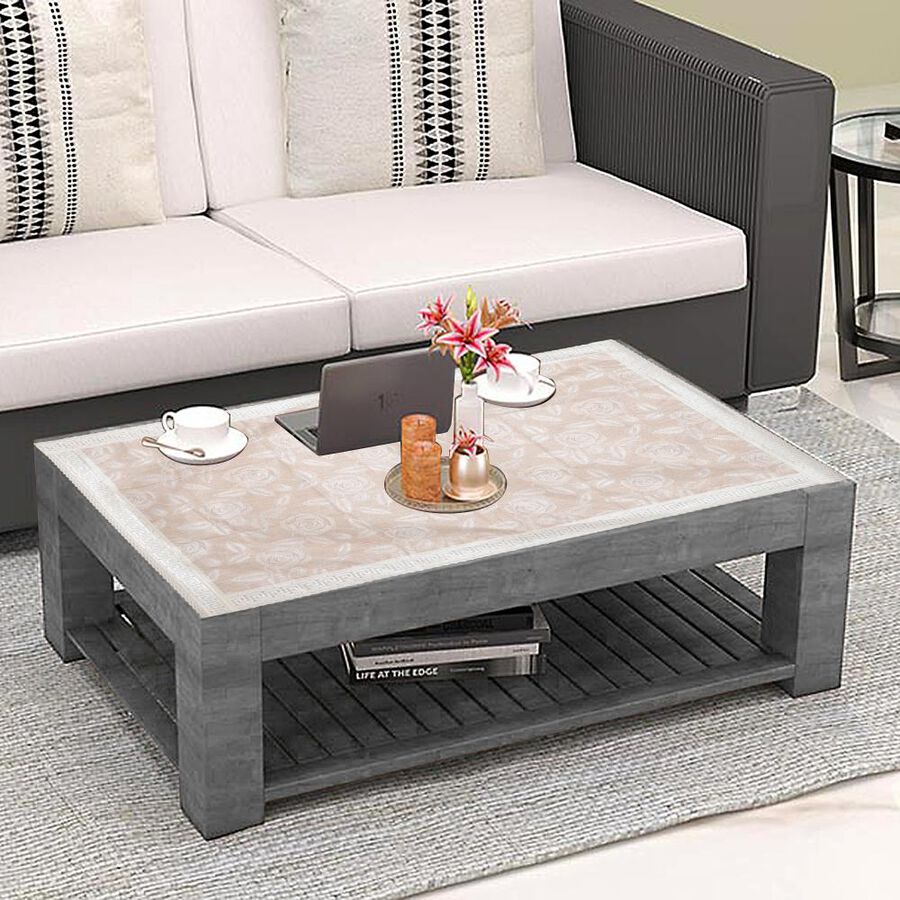  Brown Pvc Center Tablecover, , large