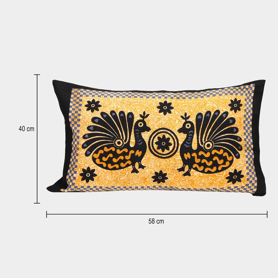 Printed Cotton Pillow Cover, , large image number null