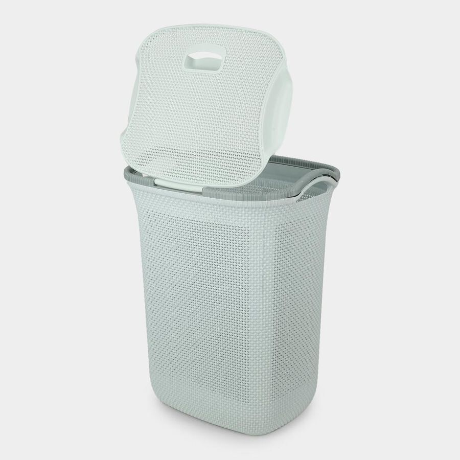 54L Plastic Laundry Basket, , large image number null