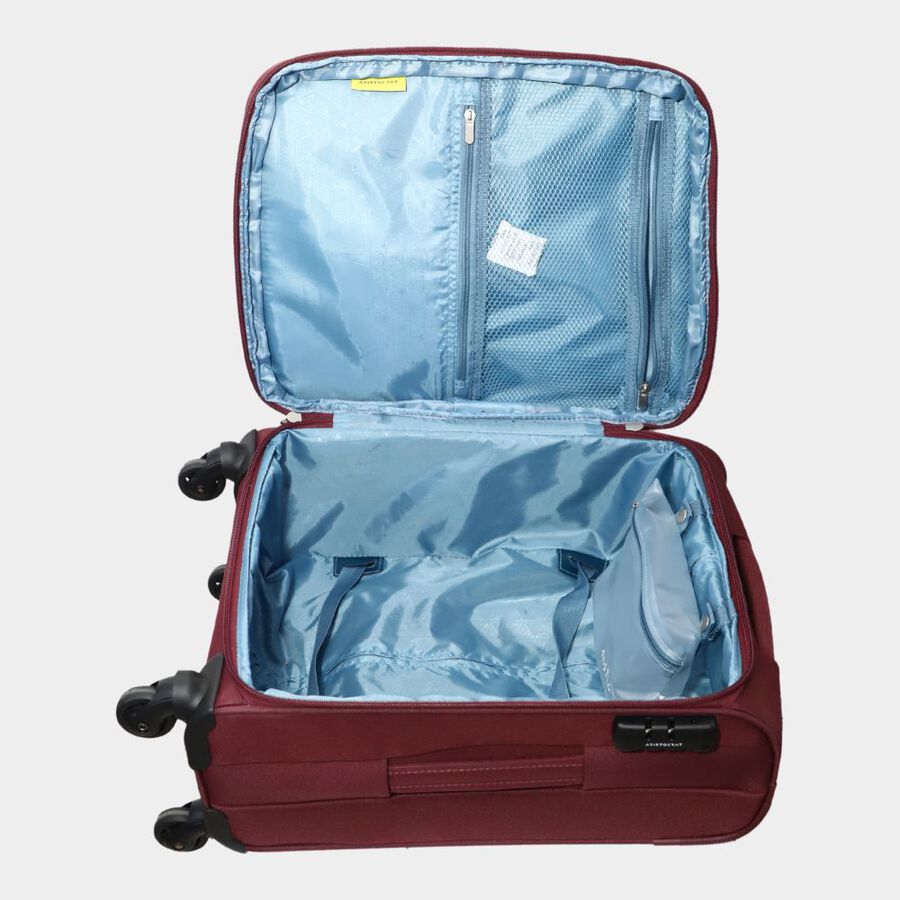 4-Wheel Polyester Soft Case Trolley, Small, , large image number null