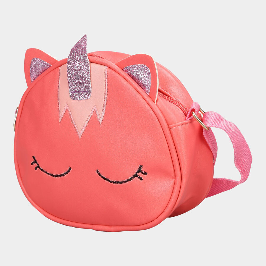 Kid's Red Polyurethane Bag, , large image number null