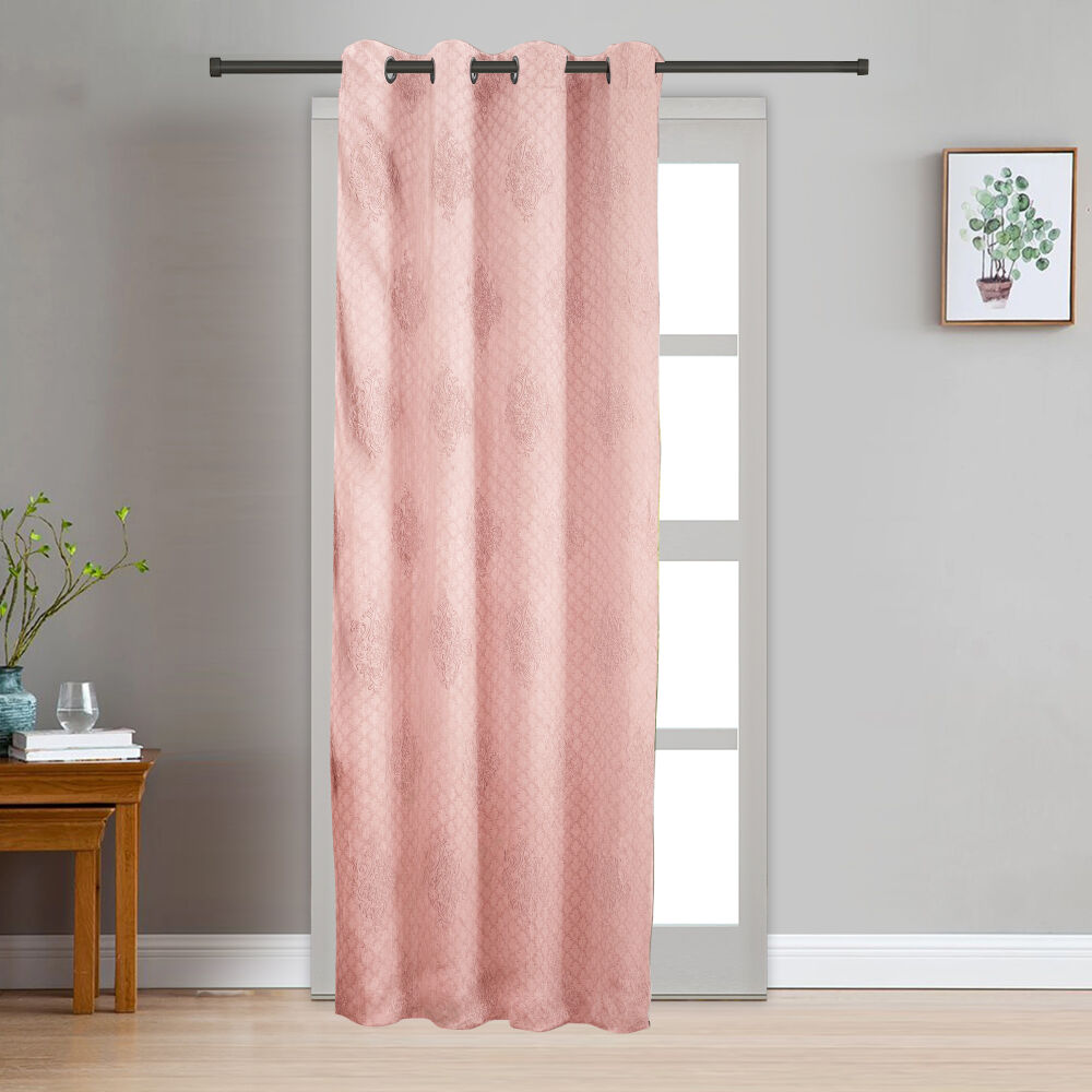 Home Beautiful                         7ft. Pink Microfiber Door Curtain