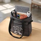 Black Fabric-Polyester Shopping Bag, , small