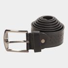 Men's Black Polyurethane Casual Belt, 38 in. Waist, , small image number null