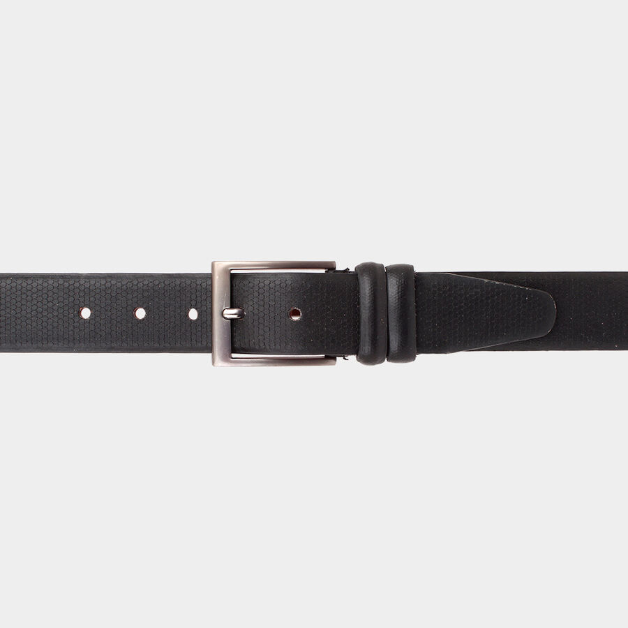 Men Casual Black Belt (36 in.), , large image number null
