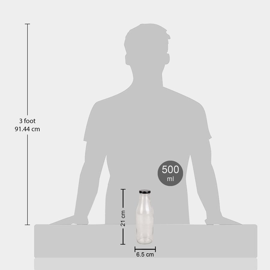 1 Pc. 500 ml Glass Bottle, , large image number null