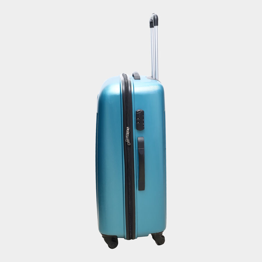 4-Wheel Teal PVC Matee Hard Case Trolley, Large, , large image number null