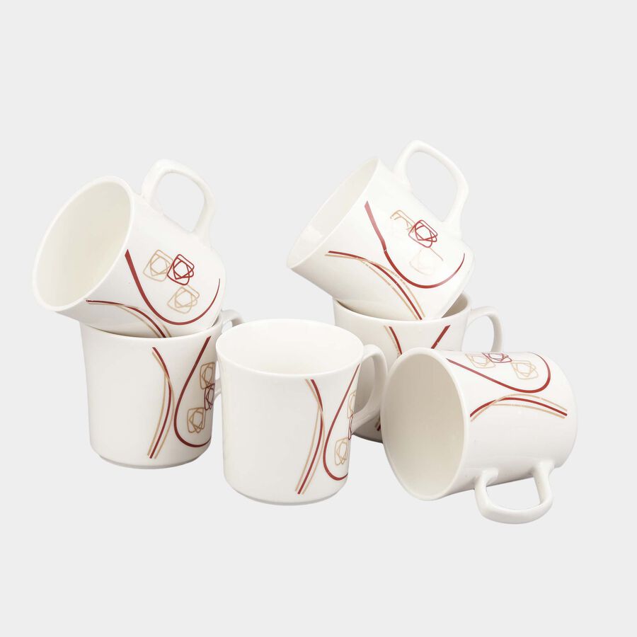 160 ml Bone China Mug, Set of 6, , large image number null