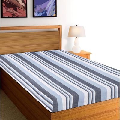 Blue Cotton Bedcover