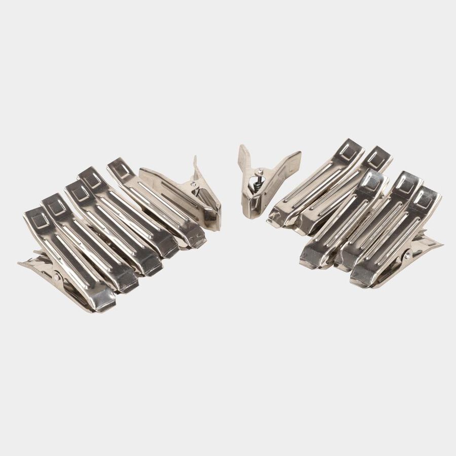 Steel Cloth Clips-Set of 15, , large image number null