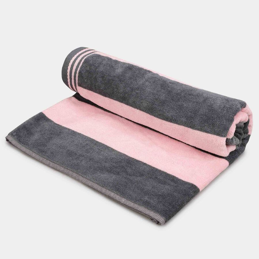 400 GSM Pink Cotton Bath Towel, , large image number null
