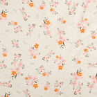 Off White Microfiber Double Bedsheet, , small image number null