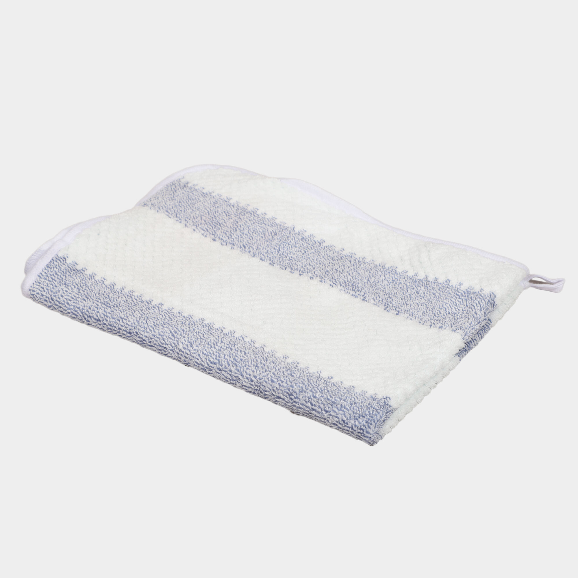 Home Beautiful                         250 GSM Blue Microfiber Hand Towel